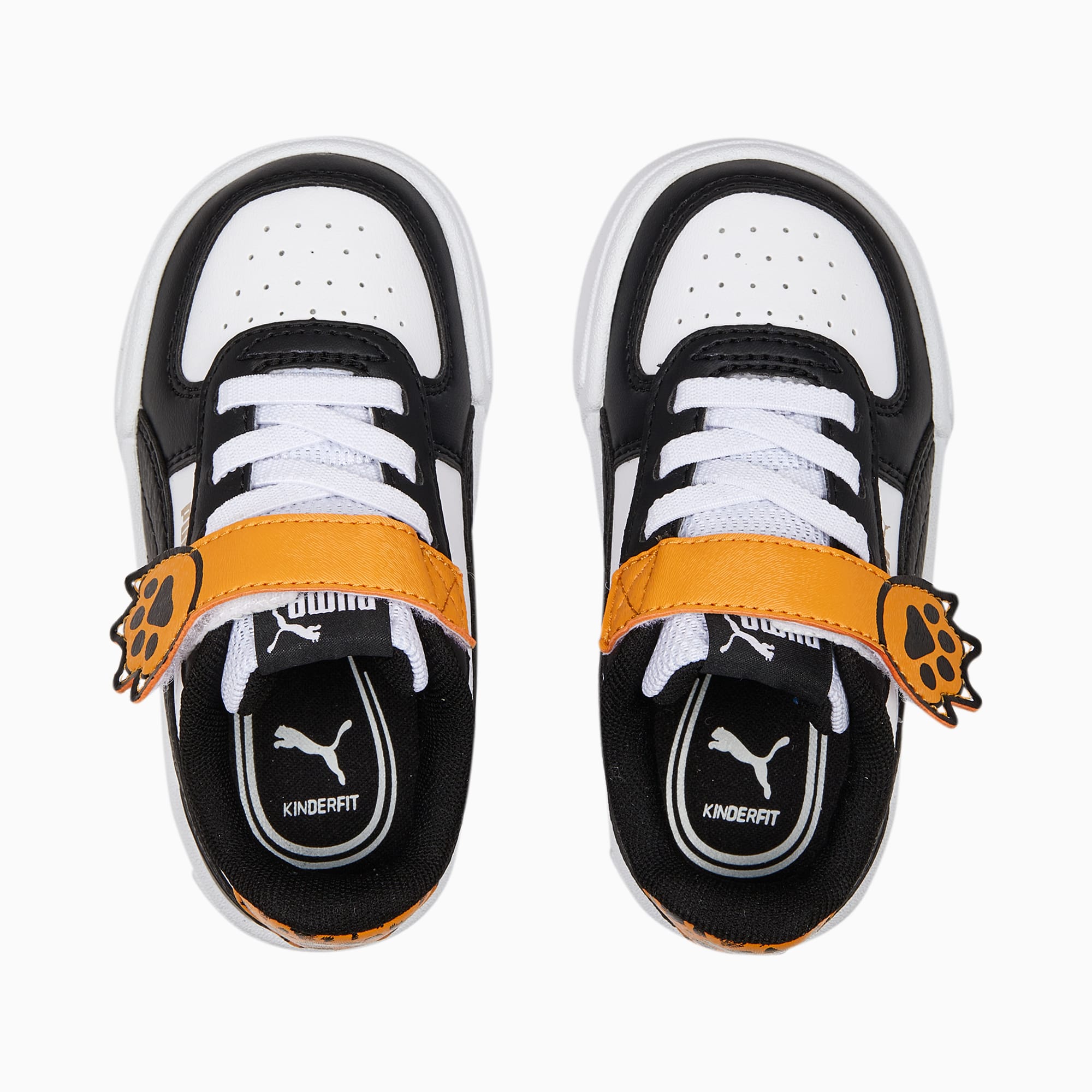 PUMA Caven PUMA Mates AC+ Unisex Sneakers - White/Black/DesertClay/Gold - Maat 26